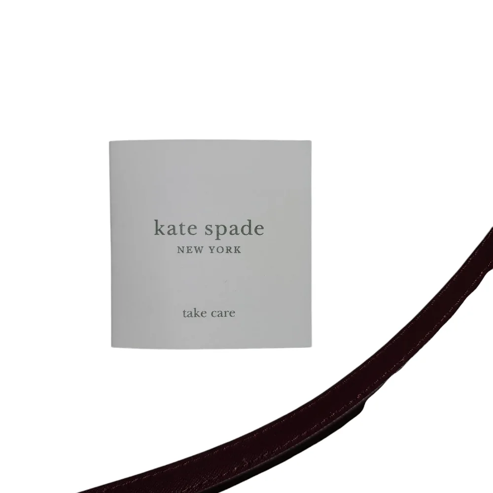 KATE SPADE NWOT Laurel Way Reese Wine 3 compartment Crossbody Purse